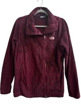 The North Face Women's Burgundy Teddy Fleece Jacket